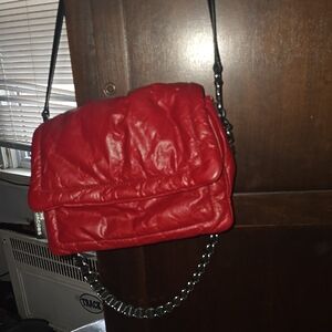 Marc Jacobs Red Quilted Shoulder Bag